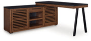 Kallari Credenza with Desk Return