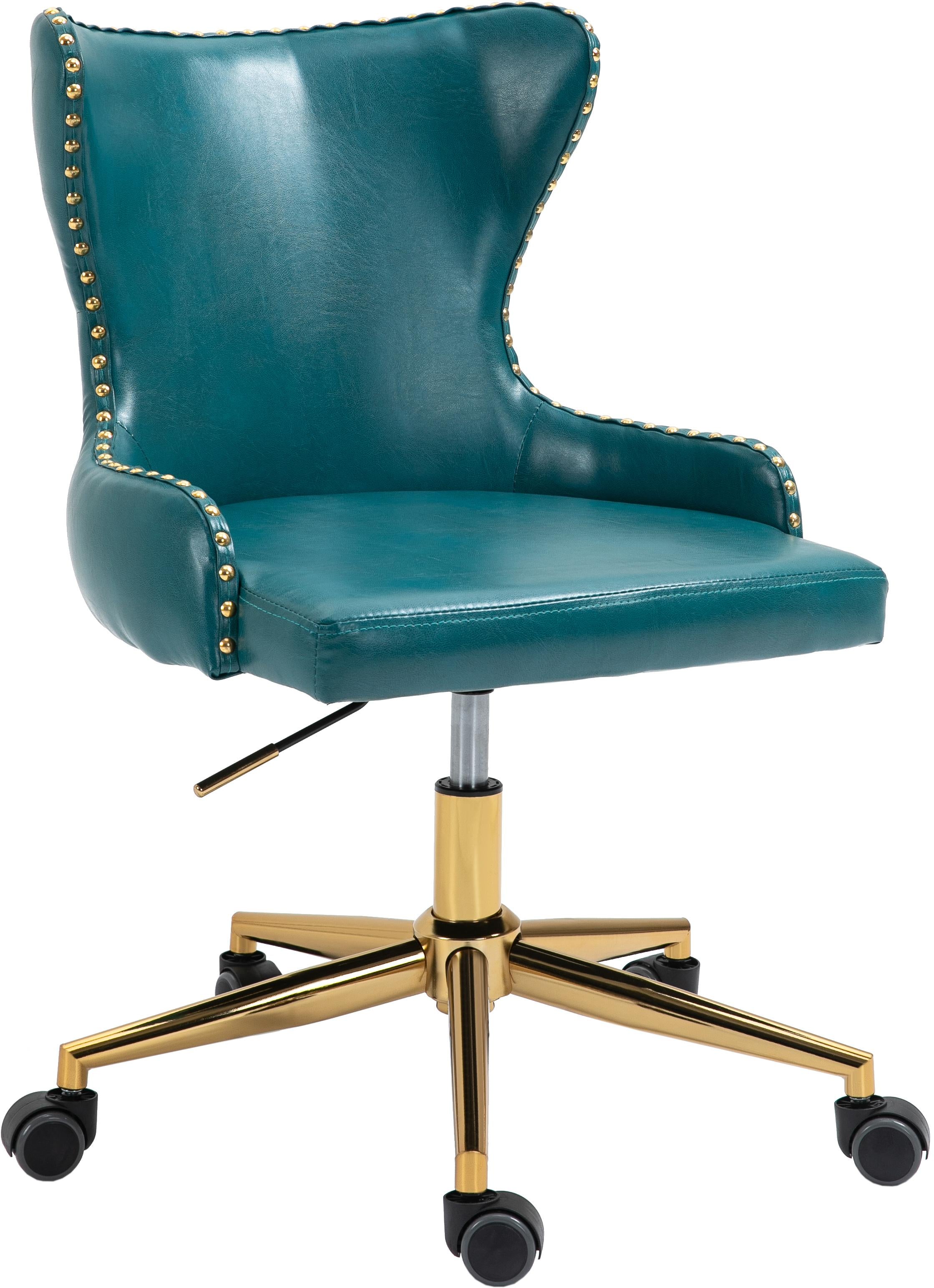Hendrix Blue Faux Leather Office Chair