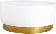 Deco White/Gold Coffee Table