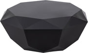Gemma Matte Black Coffee Table