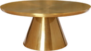 Martini Brushed Gold Coffee Table