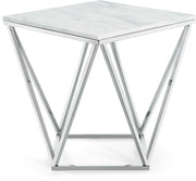 Skyler Chrome End Table
