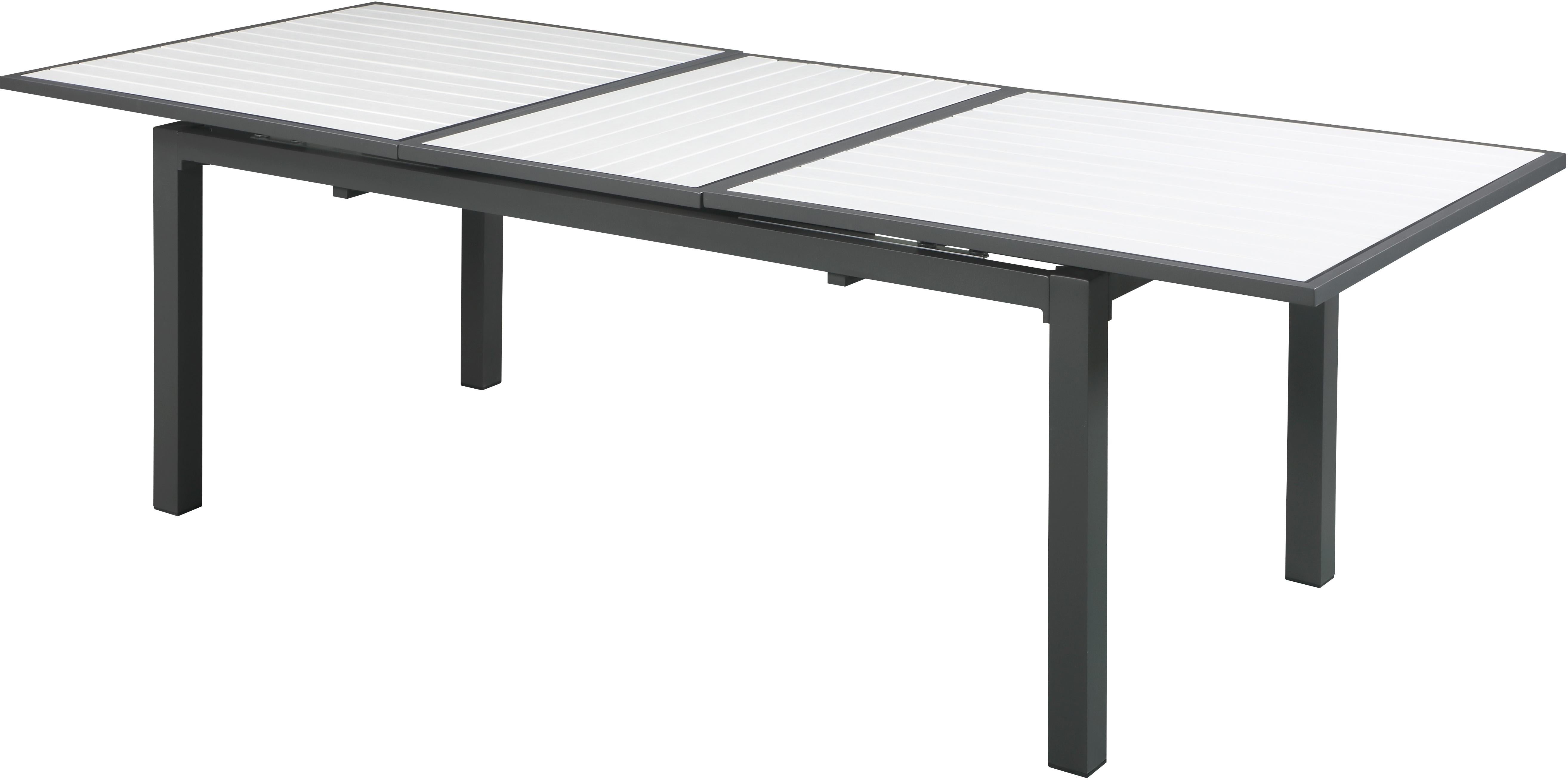 Nizuc White manufactured wood Outdoor Patio Aluminum Dining Table