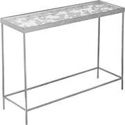 Butterfly Silver Console Table
