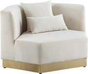 Marquis Cream Velvet Chair
