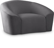 Riley Grey Velvet Chair