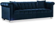 Kayla Navy Velvet Sofa