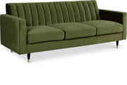 Lola Olive Velvet Sofa