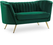 Margo Green Velvet Loveseat