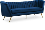 Margo Navy Velvet Sofa