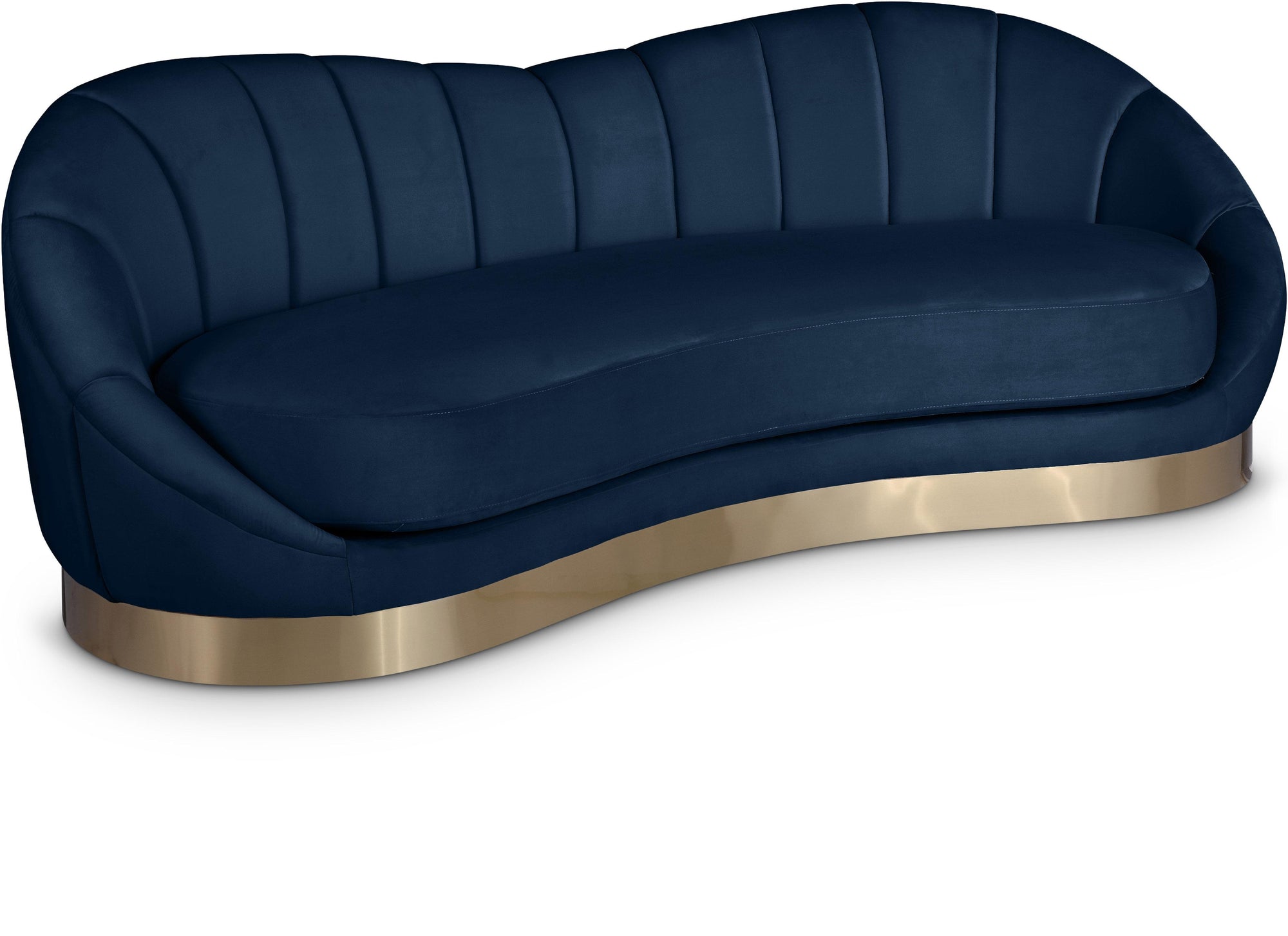 Shelly Navy Velvet Sofa