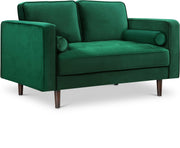 Emily Green Velvet Loveseat