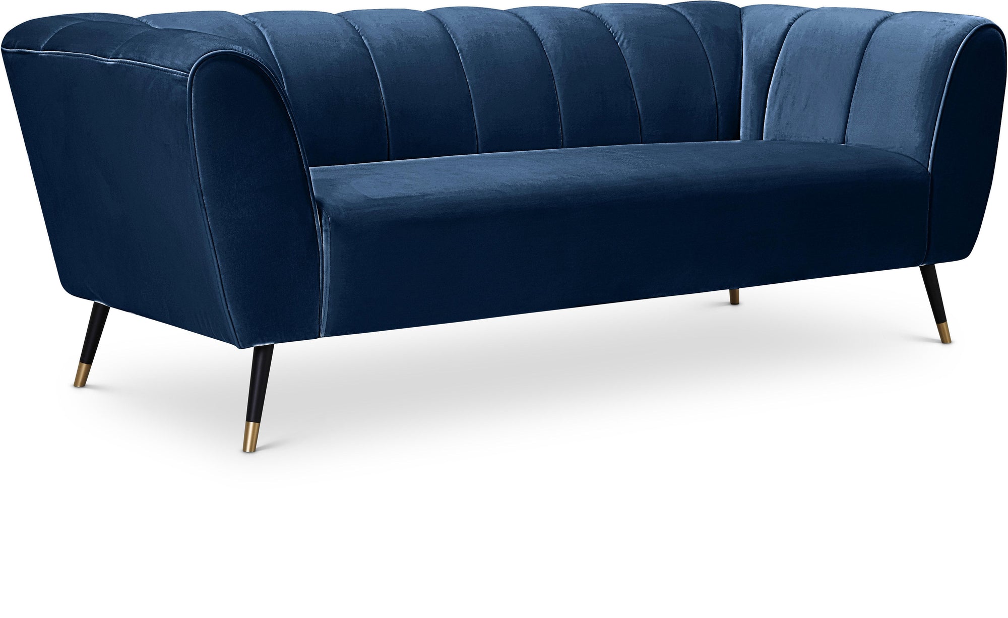 Beaumont Navy Velvet Sofa
