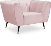 Beaumont Pink Velvet Chair