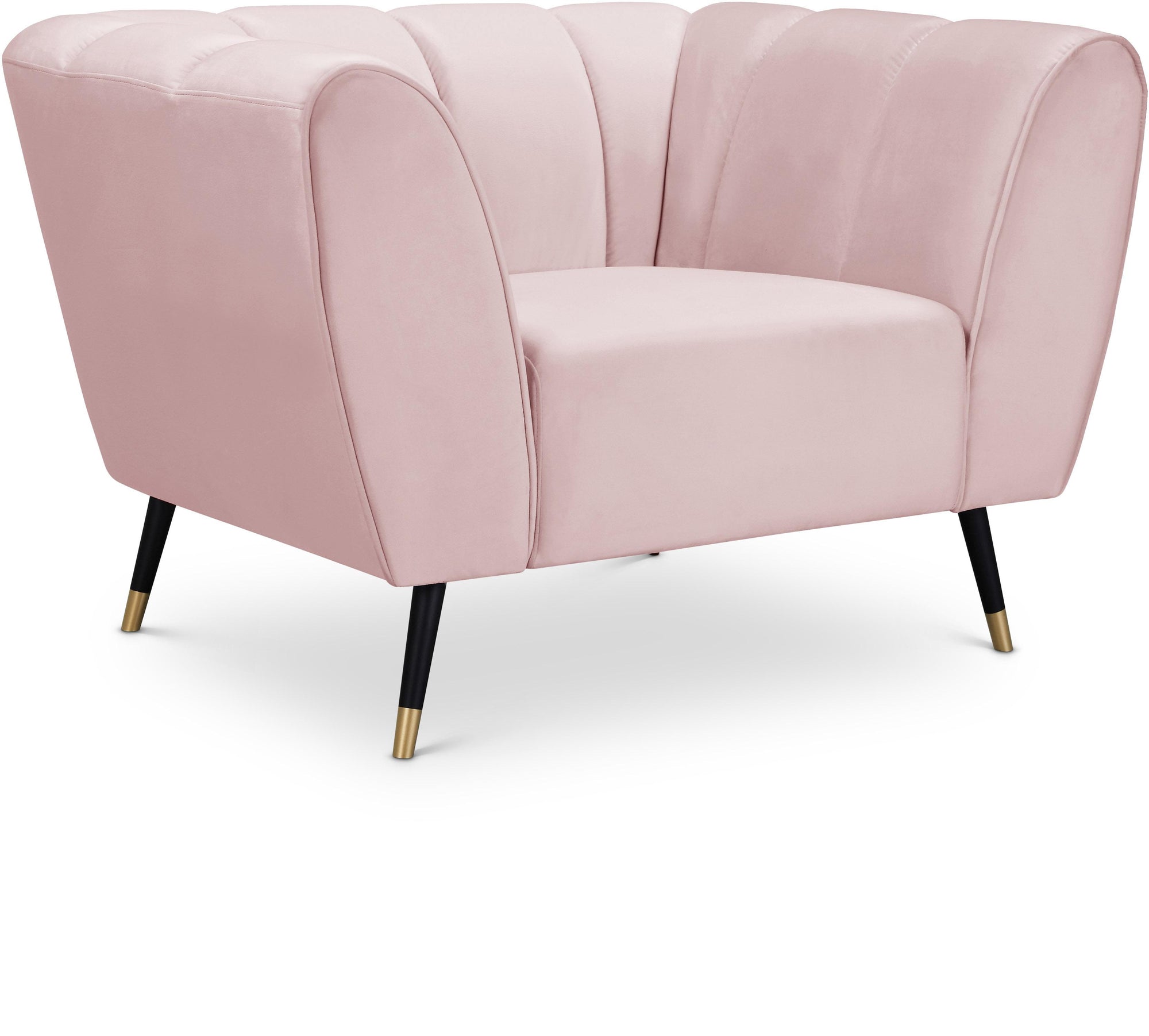 Beaumont Pink Velvet Chair
