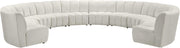 Infinity Cream Velvet 10pc. Modular Sectional