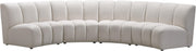 Infinity Cream Velvet 4pc. Modular Sectional