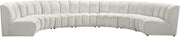 Infinity Cream Velvet 7pc. Modular Sectional