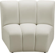 Infinity Cream Velvet Modular Chair