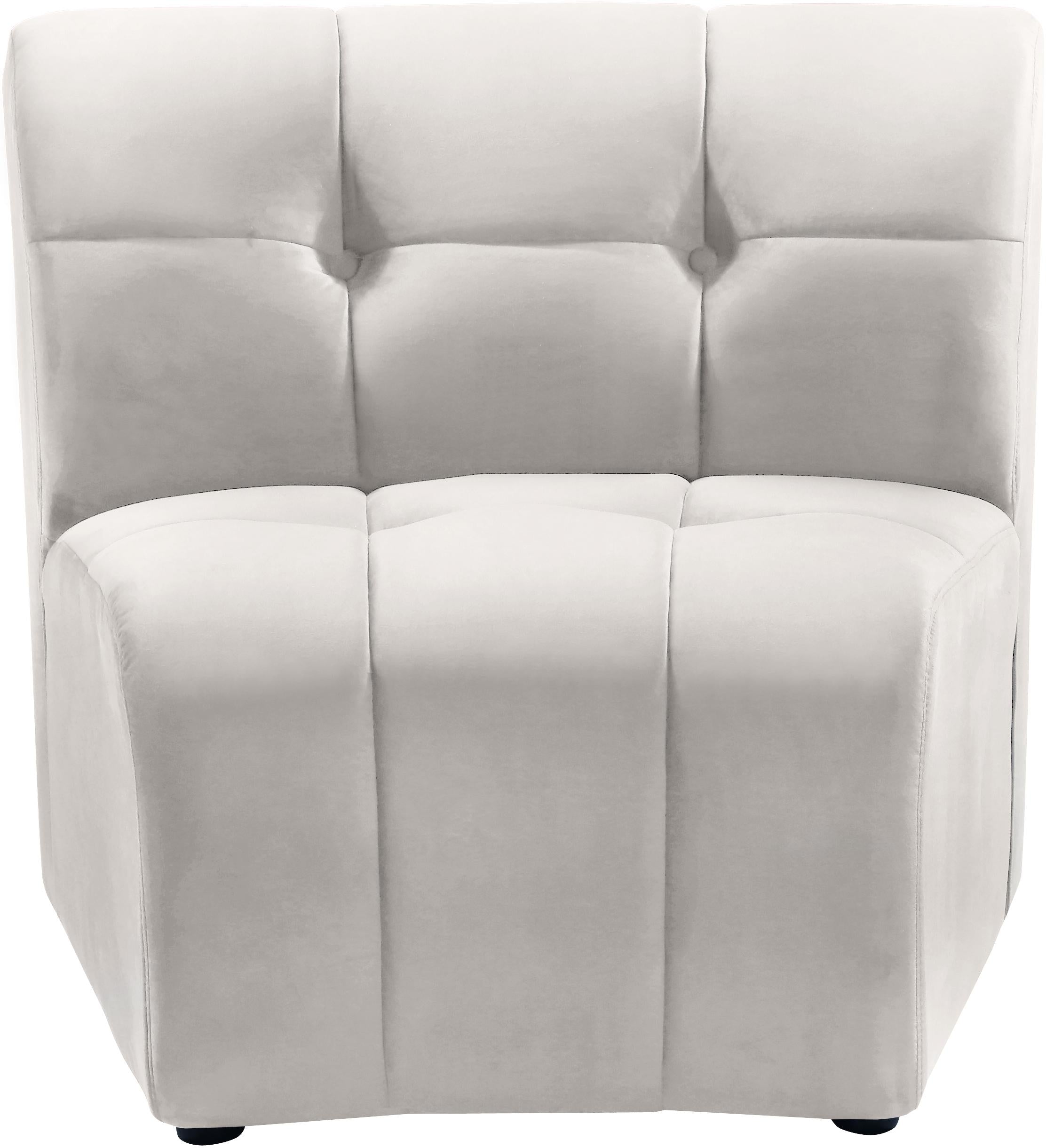 Limitless Cream Velvet Modular Chair
