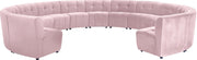 Limitless Pink Velvet 13pc. Modular Sectional
