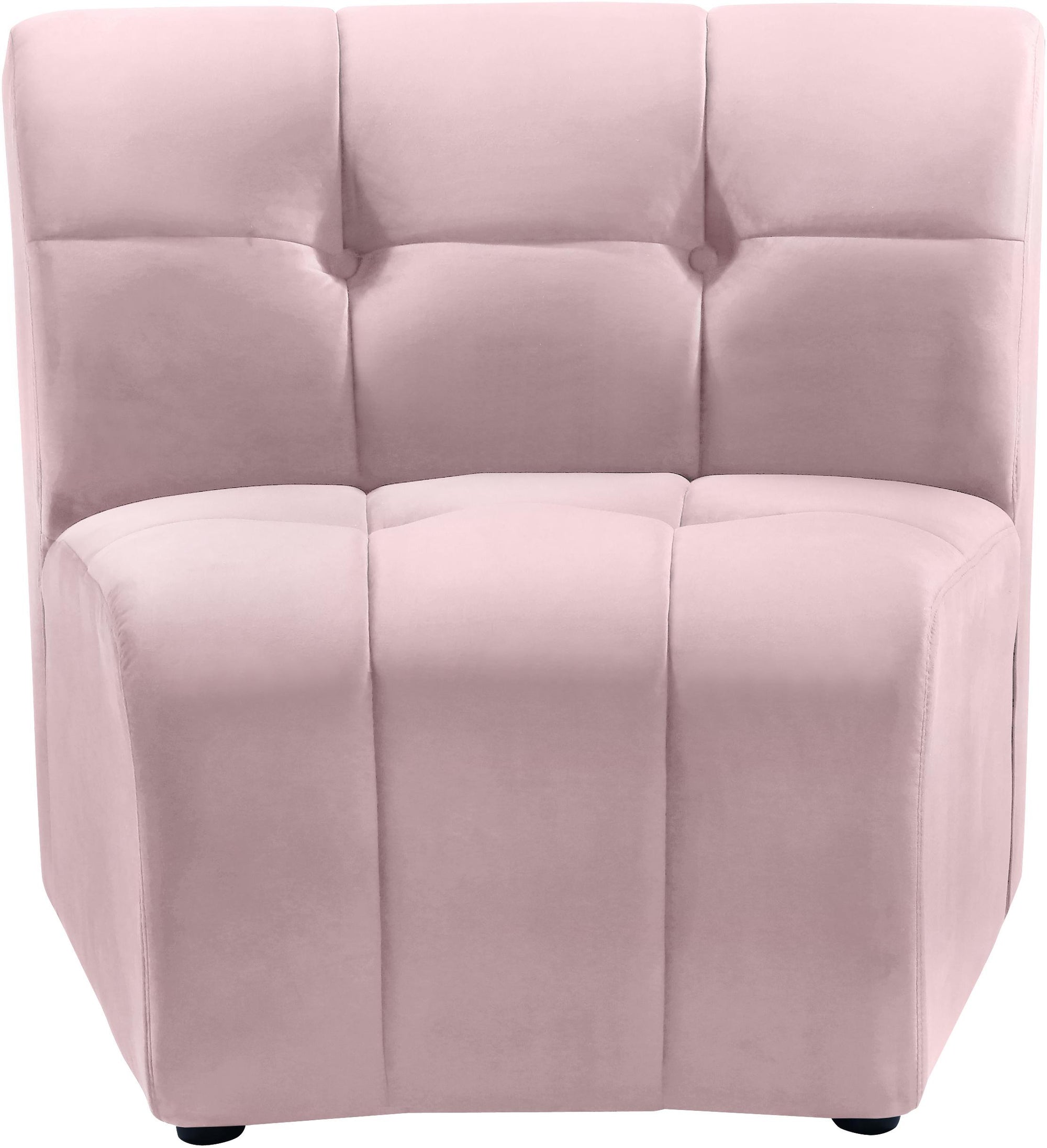 Limitless Pink Velvet Modular Chair
