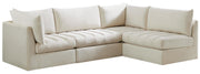 Jacob Cream Velvet Modular Sectional