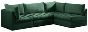 Jacob Green Velvet Modular Sectional
