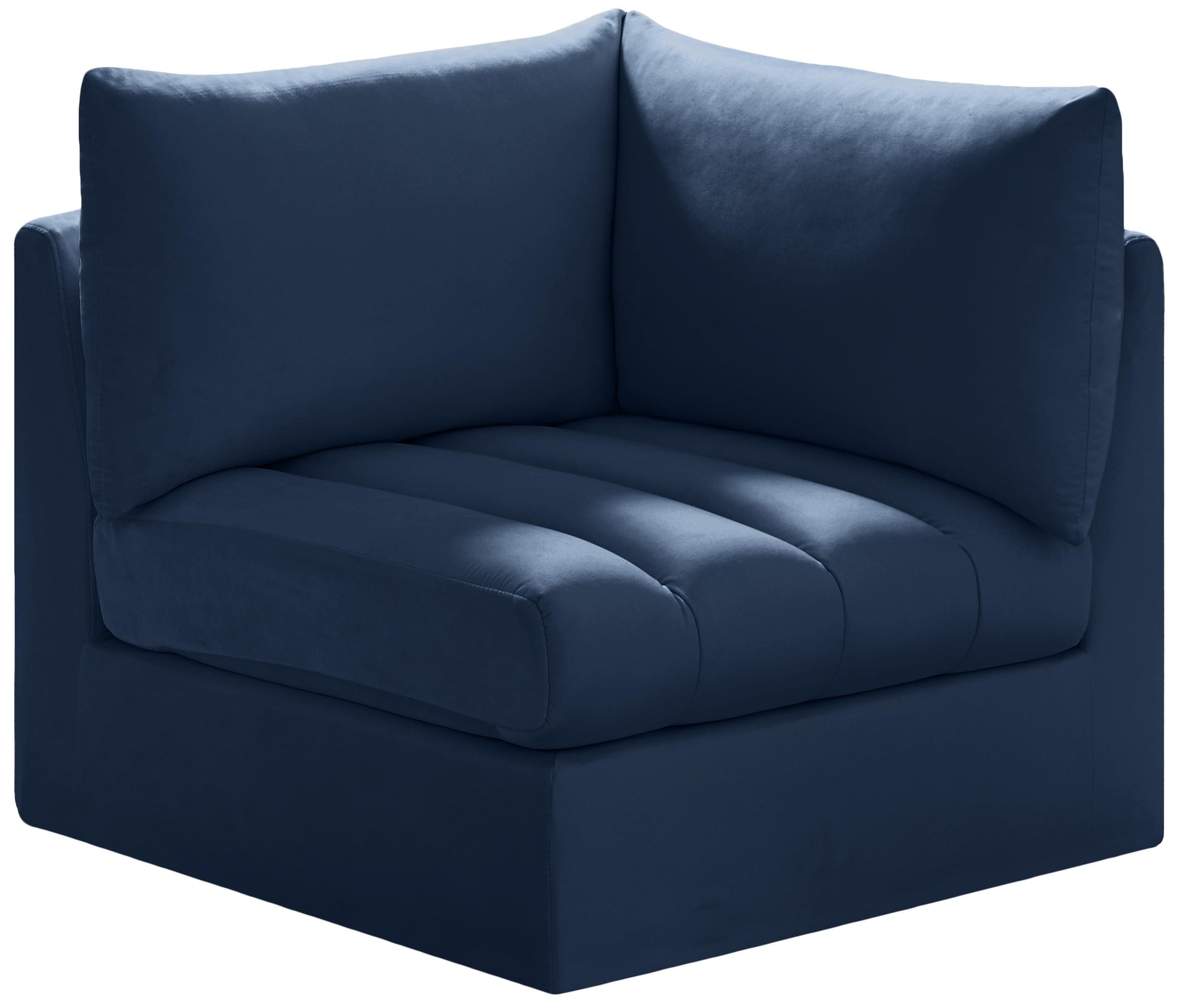 Jacob Navy Velvet Corner