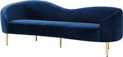 Ritz Navy Velvet Sofa