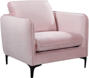 Poppy Pink Velvet Chair
