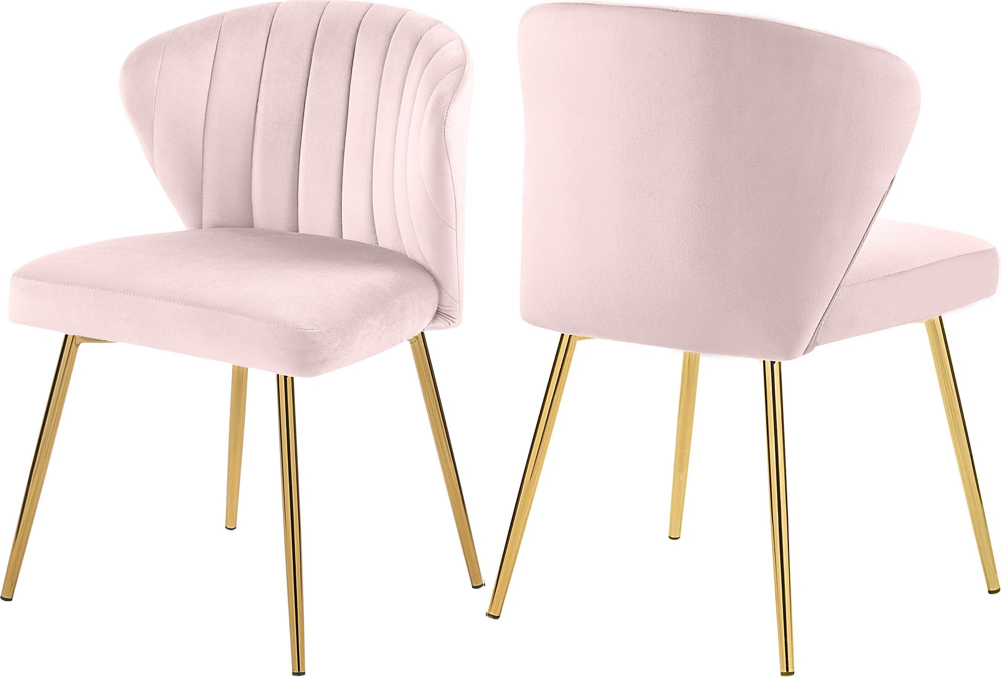 Finley Pink Velvet Dining Chair