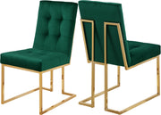 Pierre Green Velvet Dining Chair
