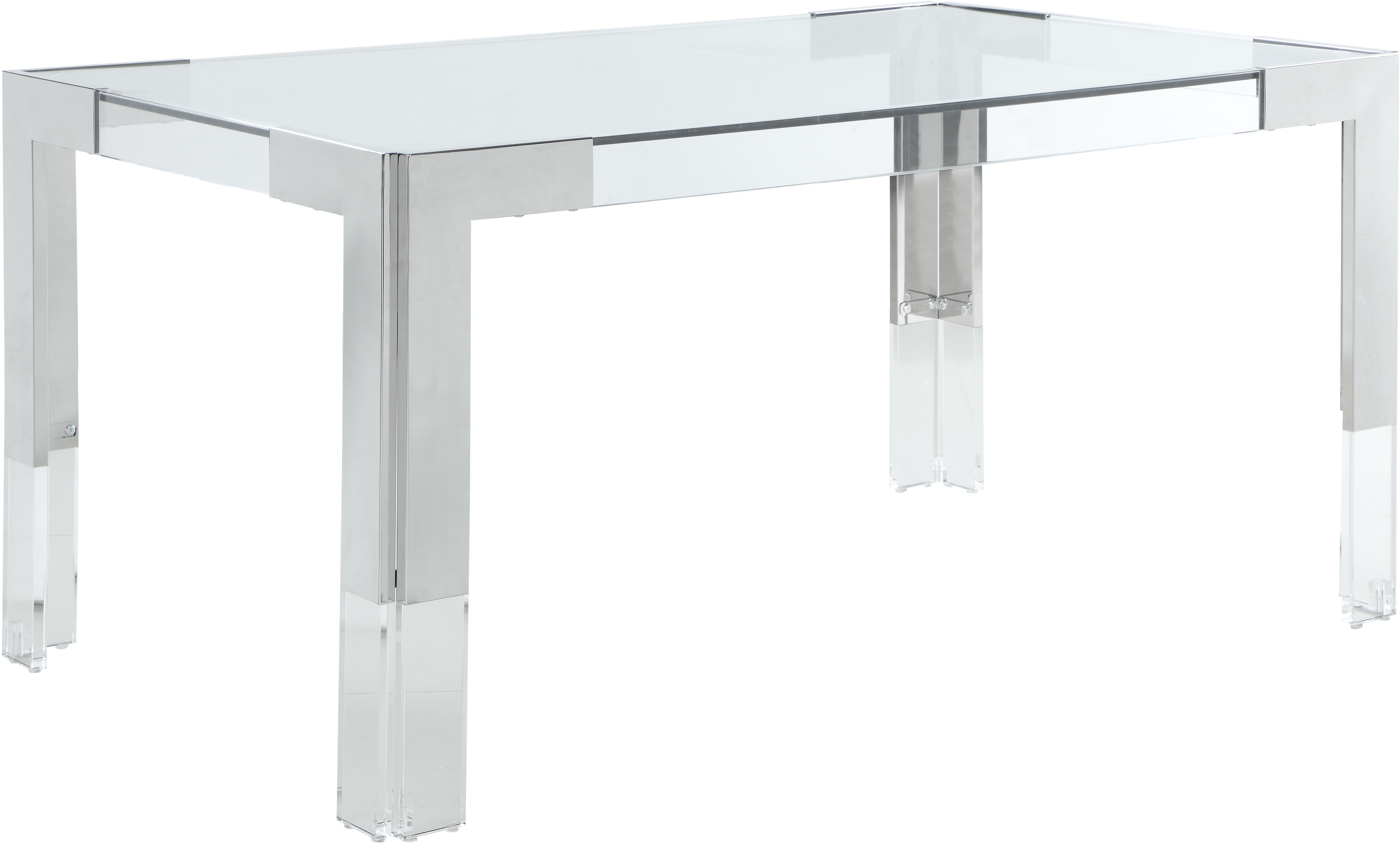 Casper Rich Chrome Dining Table