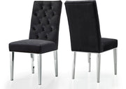 Juno Black Velvet Dining Chair