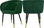 Louise Green Velvet Dining Chair