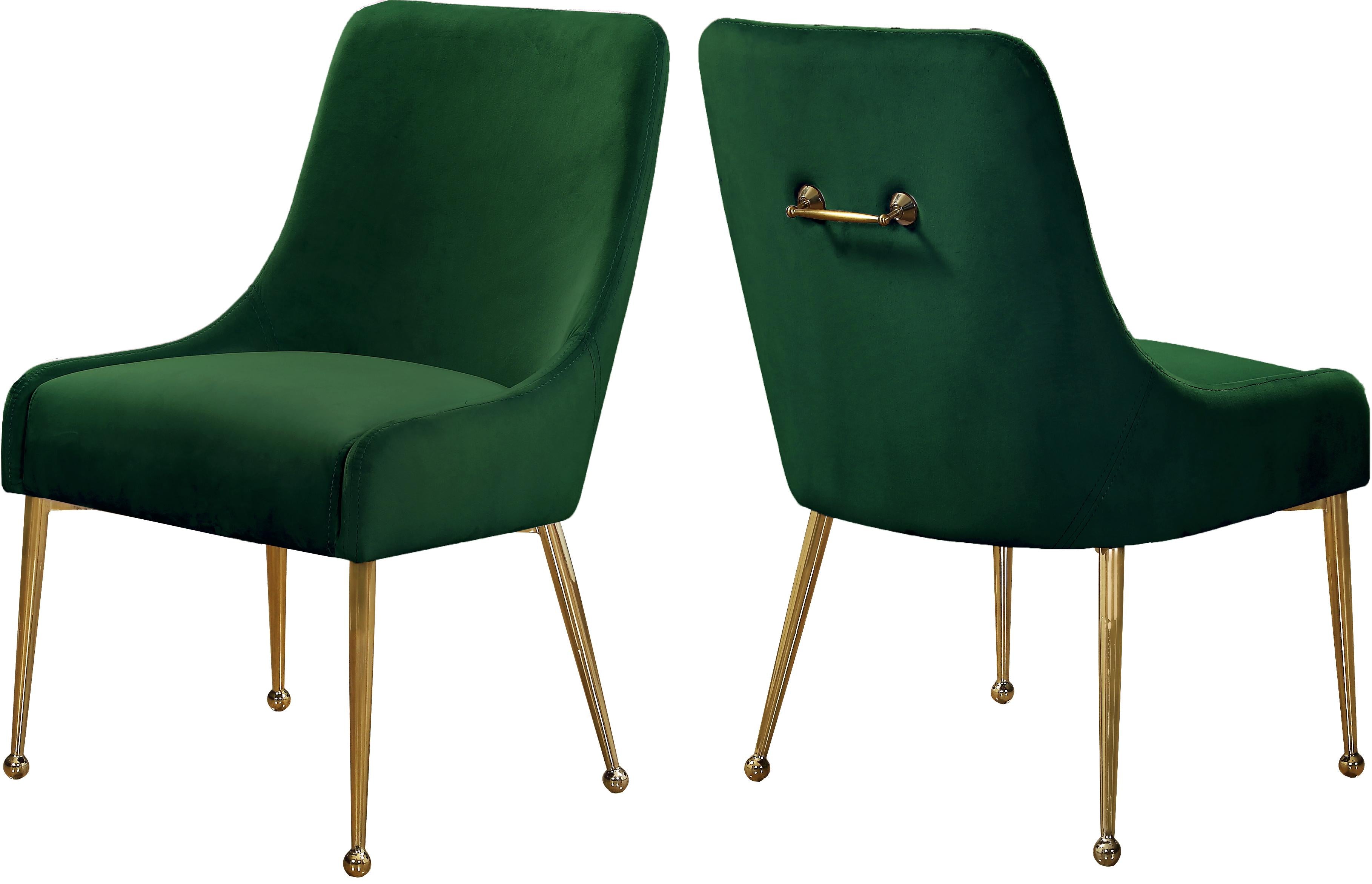 Owen Green Velvet Dining Chair