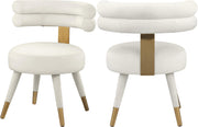 Fitzroy Cream Velvet Dining Chair