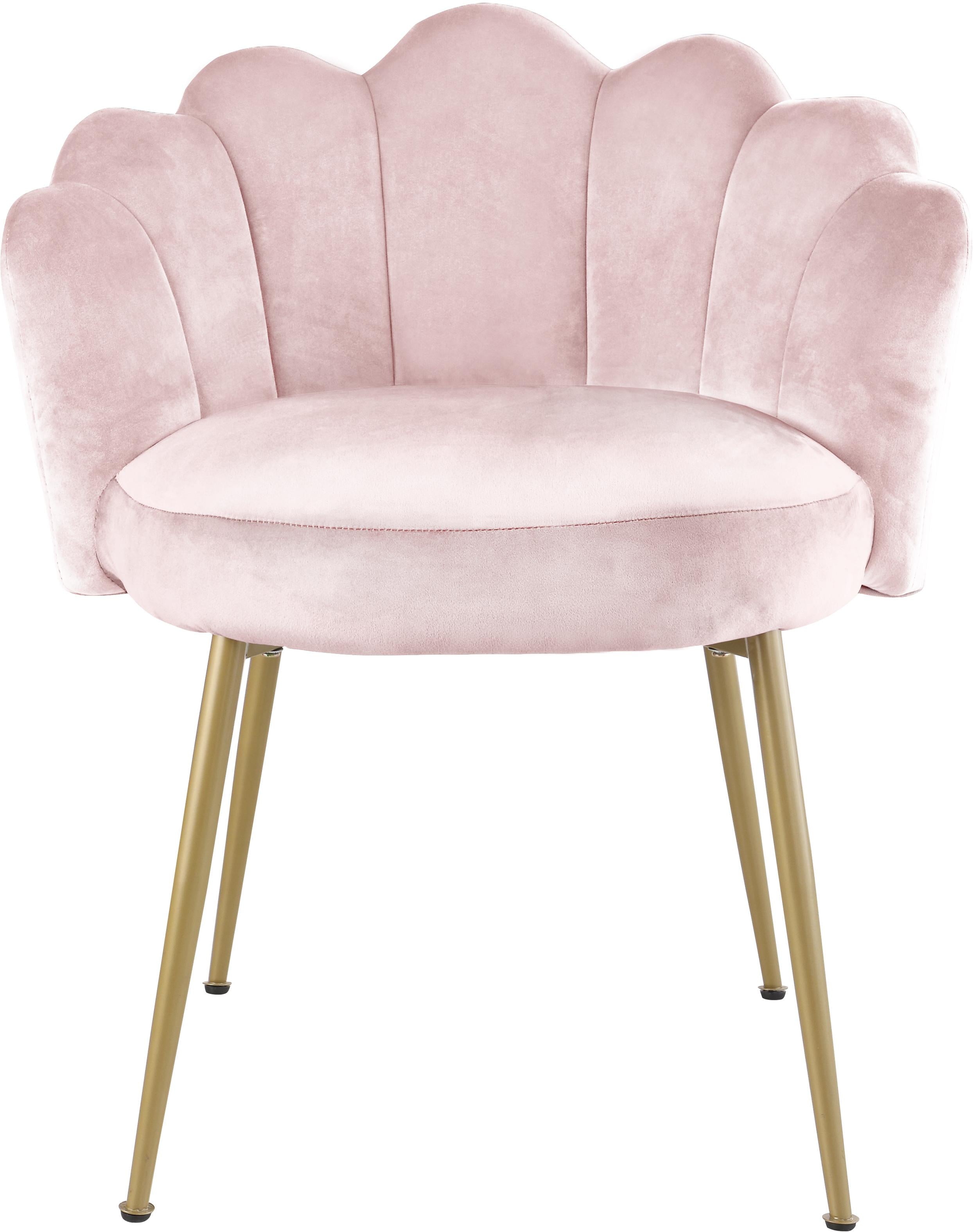Claire Pink Velvet Dining Chair
