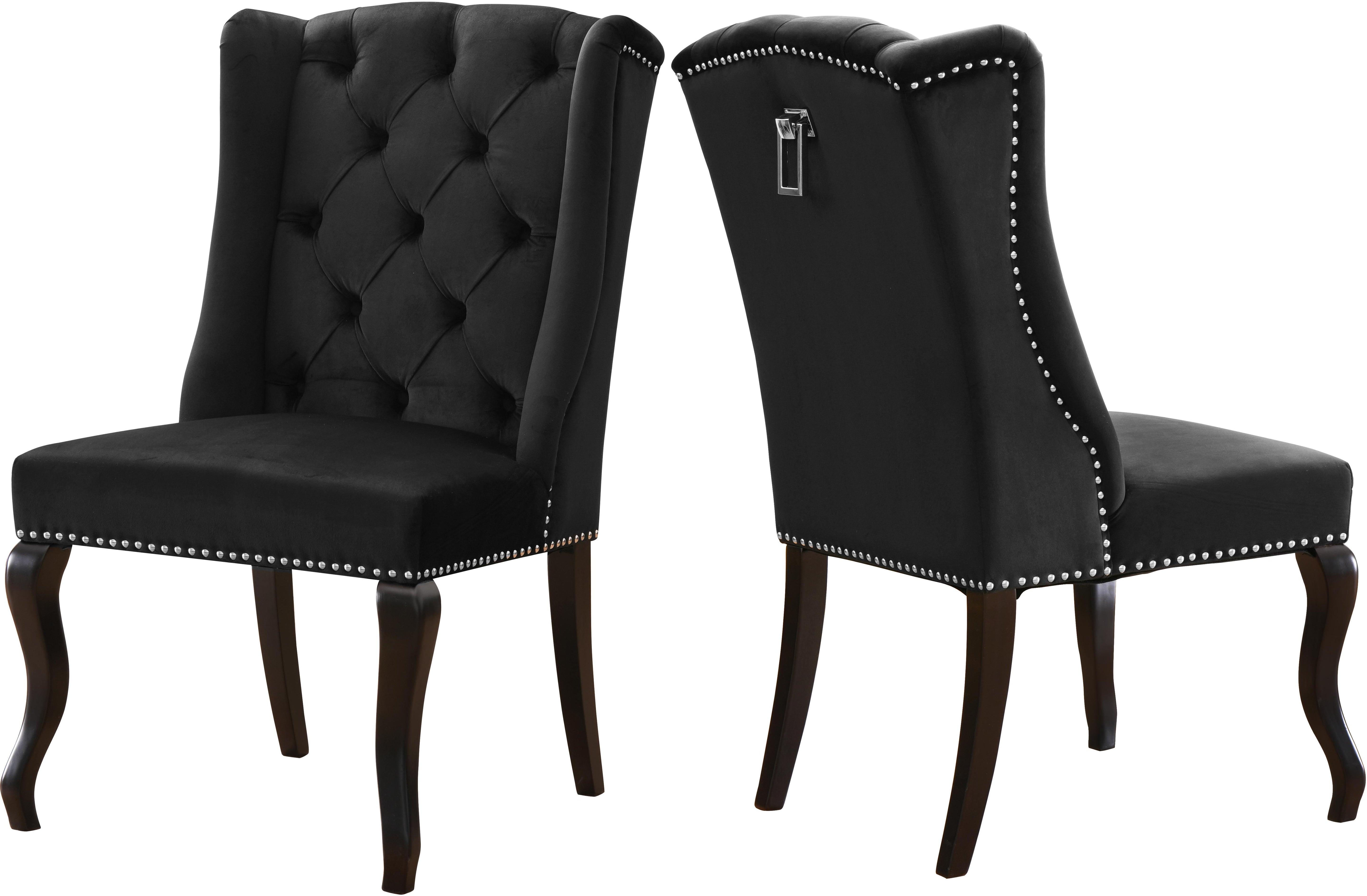 Suri Black Velvet Dining Chair