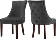 Hannah Grey Velvet Dining Chair