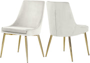 Karina Cream Velvet Dining Chair