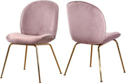 Paris Pink Velvet Dining Chair