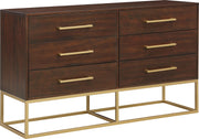 Maxine Cherry / Gold Dresser