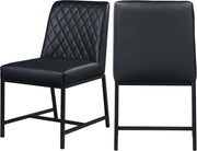 Bryce Black Faux Leather Dining Chair