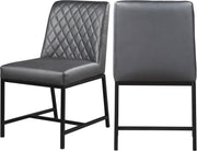 Bryce Grey Faux Leather Dining Chair