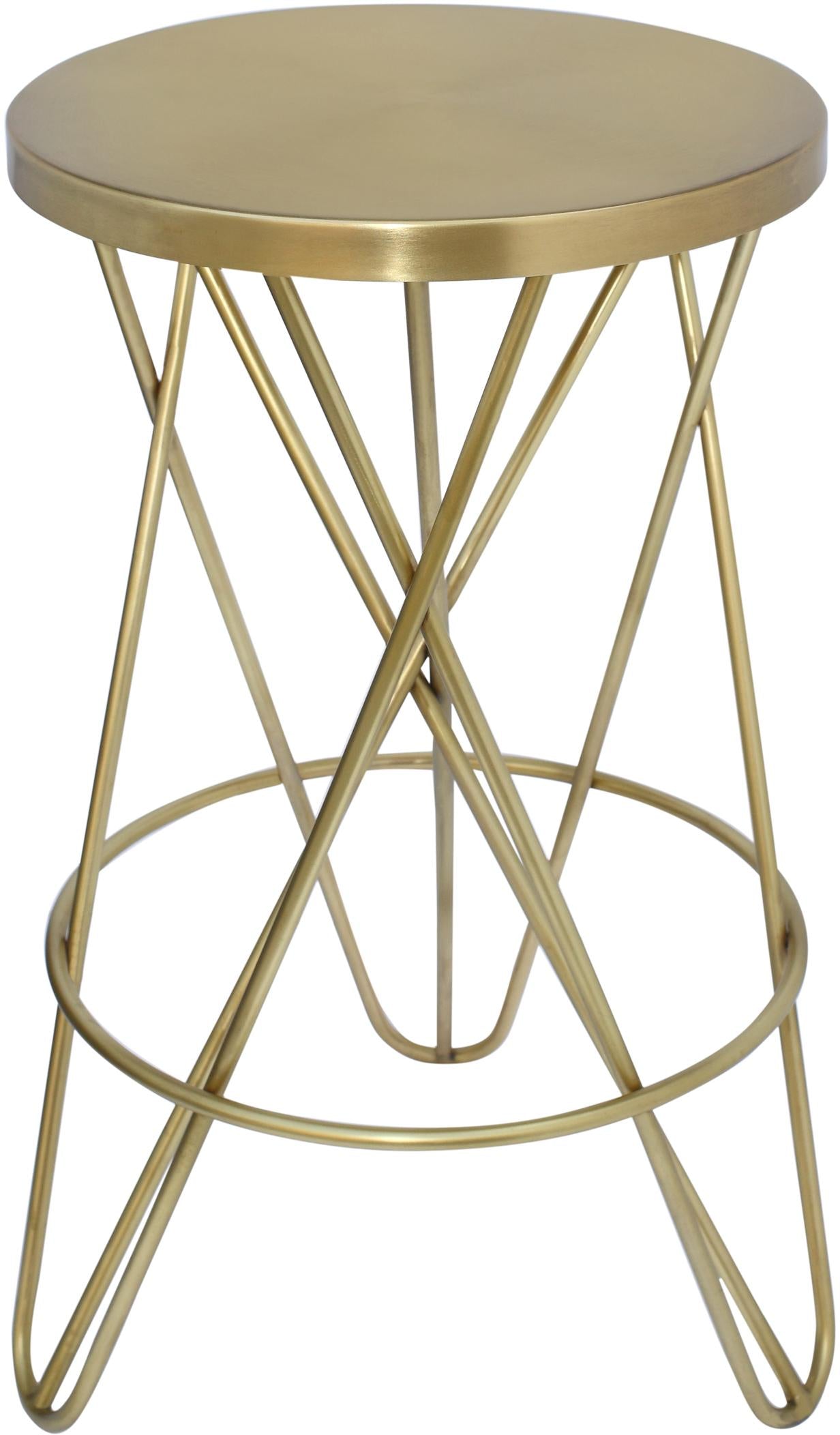 Mercury Gold Counter Stool