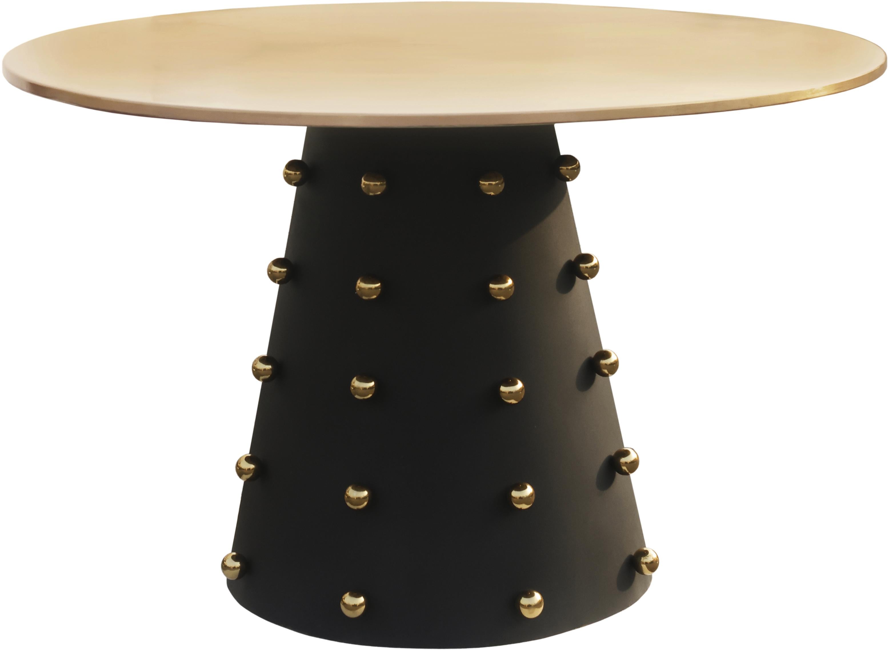 Raven Black / Gold Dining Table