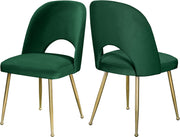 Logan Green Velvet Dining Chair