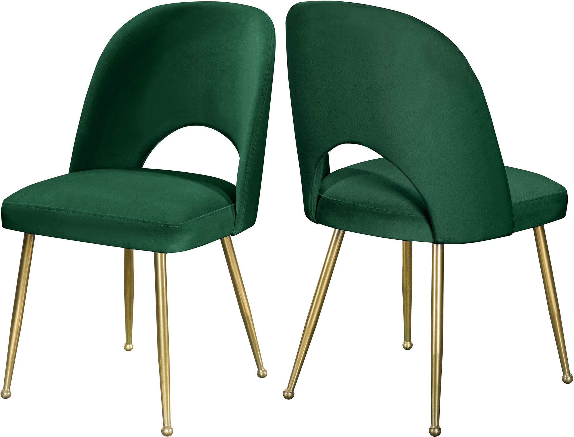 Logan Green Velvet Dining Chair